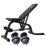 Adjustable Strength Bundle | Bench & Dumbbells Set - 50kg