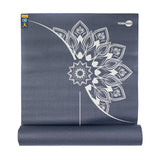 Fitness Mad Mandala Alignment Yoga Mat-4mm Grey