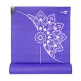 Fitness Mad Mandala Alignment Yoga Mat-4mm Purple