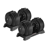 Hit Fitness Adjustable Dumbbells | 24kg Pair