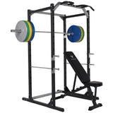 Hit Fitness Athletic Pack 120kg | Rack - Bench - Coloured Bumper Plates