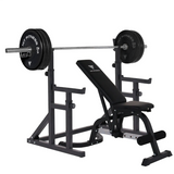 Hit Fitness Core Pack 80kg | Essential Rack - Bench - Weight Plates