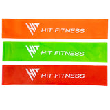 Hit Fitness Resistance Band Pack (Light - Heavy)