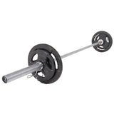 Hit Fitness 50kg Core Weight Set | Cast Iron Discs and Barbell