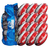 Rhino Cyclone Red Training Ball 12 Pack with Carry Bag | Size 3