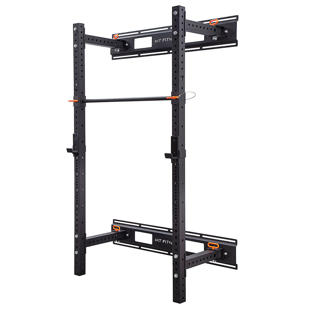 Hit Fitness Wall Mounted Folding Squat Rack McSport