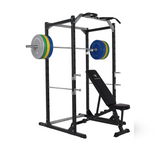 Hit Fitness Athletic Pack 120kg | Rack - Bench - Coloured Bumper Plates