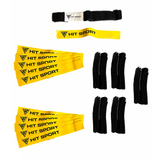 Hit Sport Rugby Yellow Tag Belt | 10 pack