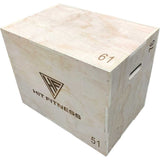 HIT FITNESS 3 in 1 Wooden Plyometric Box for a variety of Plyometric exercises 