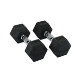 Hit Fitness Hex Dumbbell - 9Kg - Rubber