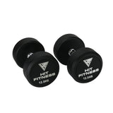 Hit Fitness Round Rubber Dumbbells | 12.5Kg