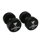 Hit Fitness Round Rubber Dumbbells | 35Kg