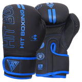 Hit Fitness Kaos Boxing Gloves (Black & Blue)