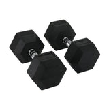 Hit Fitness Rubber Hex Dumbbells | 30kg Image McSport Ireland