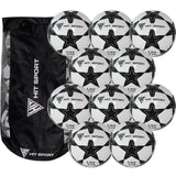 Hit Sport Training Football 370g (Under 14) | 10 Pack + Bag