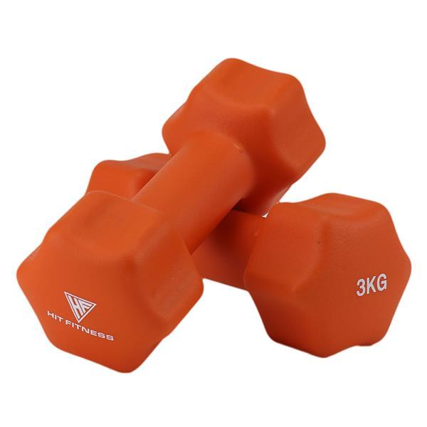 Mancuernas Functional 3Kg - Rojo (Par) - Rudem Fitness Equipment