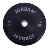 Jordan Fitness HG Black Rubber Bumper Plate | 15kg