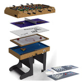 Riley 4ft 12-in-1 Folding Multi Games Table Image McSport Ireland