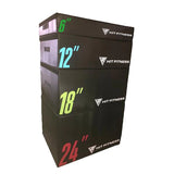 Hit Fitness Soft Jump Boxes Bundle | 6", 12", 18", 24"