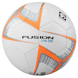 Precision Training Fusion Lite Match Quality Training Football | 290g (White/Orange) Image McSport Ireland