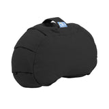 Fitness Mad Pleated Crescent Zafu Cushion - Black Image McSport Ireland